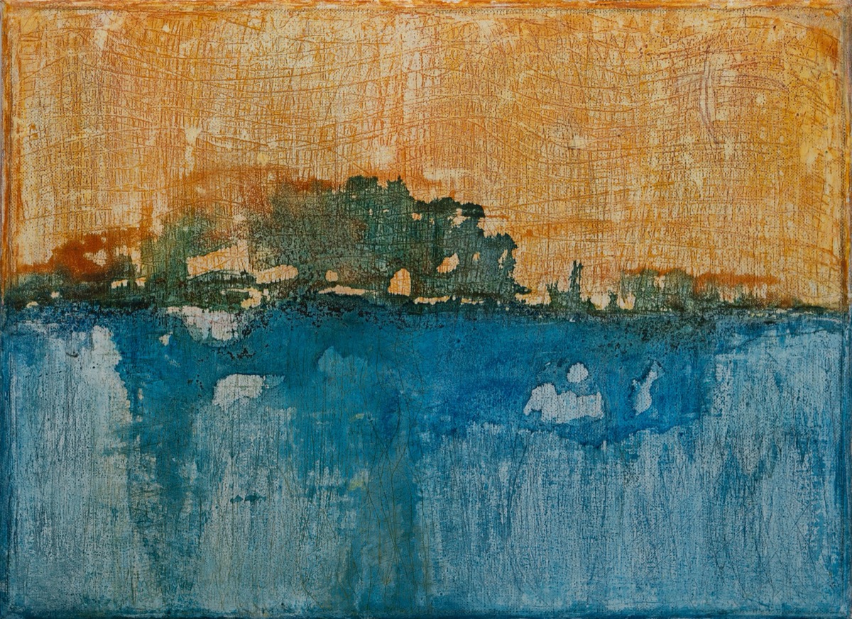 Árboles sobre el río